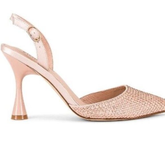 Jeffrey Campbell Zivote Slingback Pump in Light Pink Combo, Size 10 - Picture 1 of 5